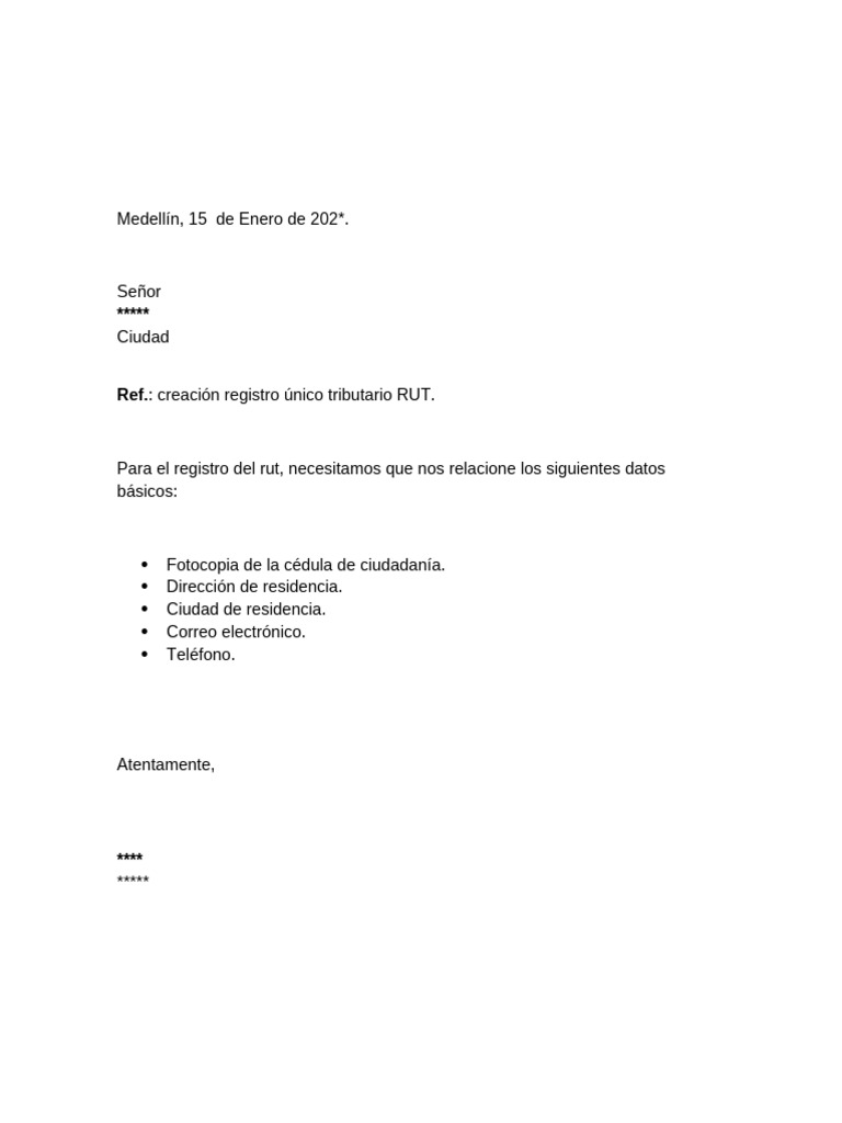 Solicitud Creación Rut | PDF | Finanzas y dinero | Ciencias sociales