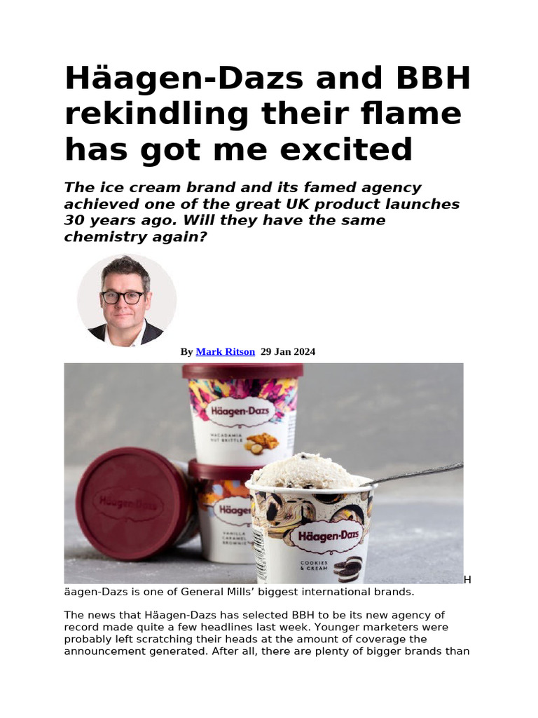 Häagen Dazs | PDF | Brand | Supermarket, image size:768x1024