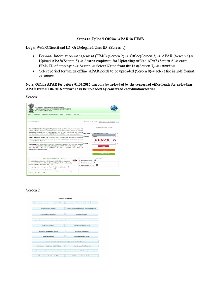 Upload Offline APAR in PIMS Guide | PDF