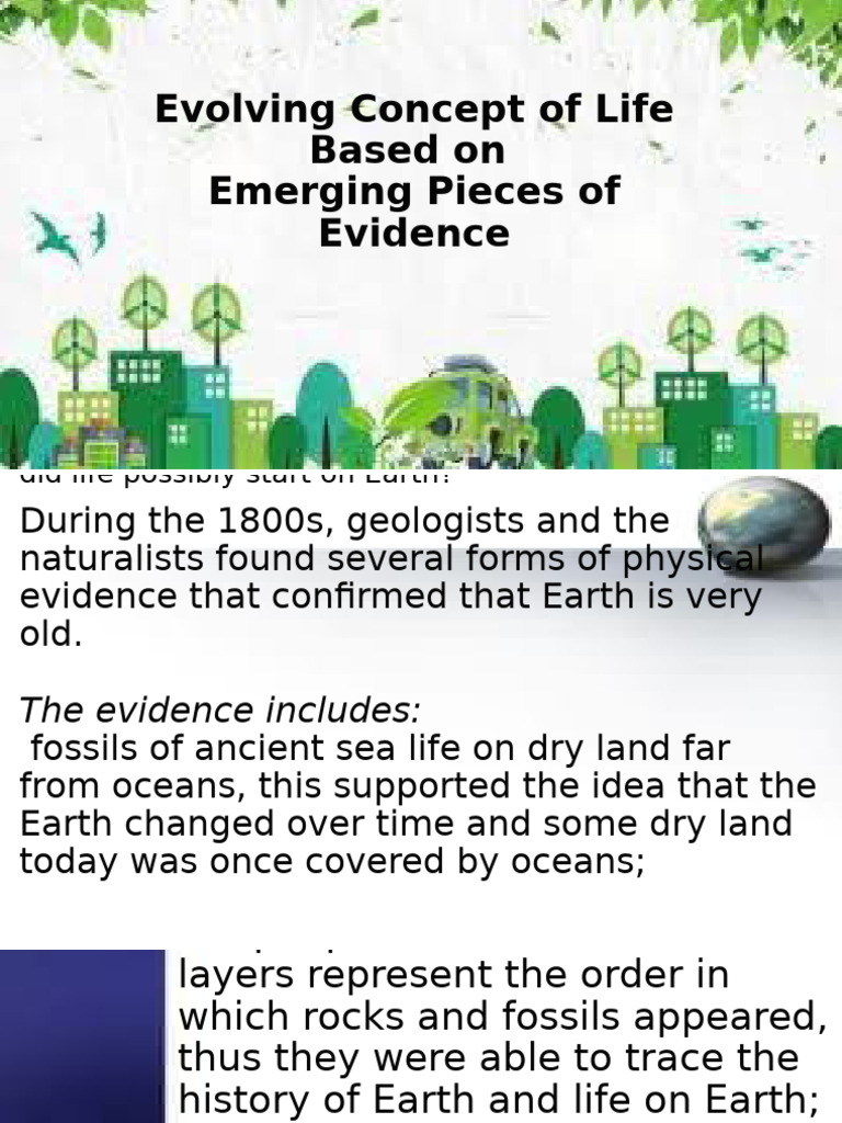 Evolving Concept of Life Based On | PDF | Cell (Biology) | Eukaryotes