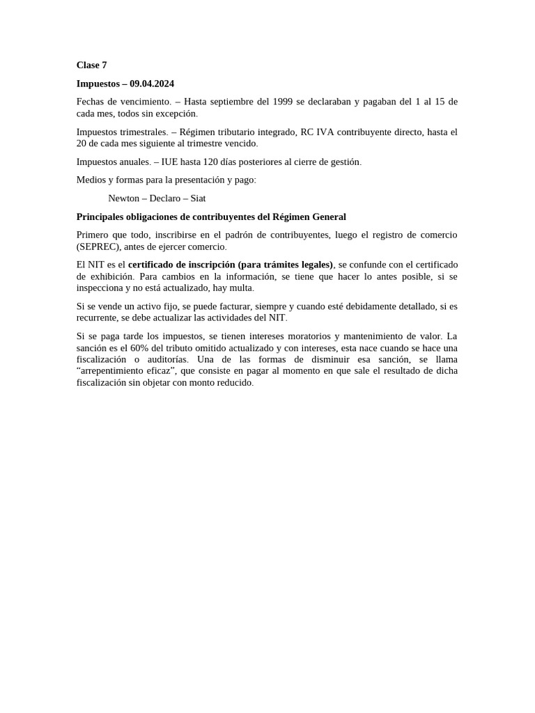 Clase 7 | PDF