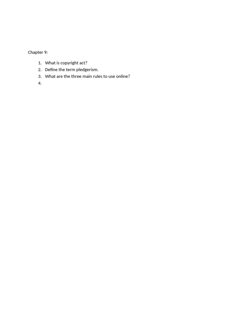 Chapter 9 | PDF | Computers