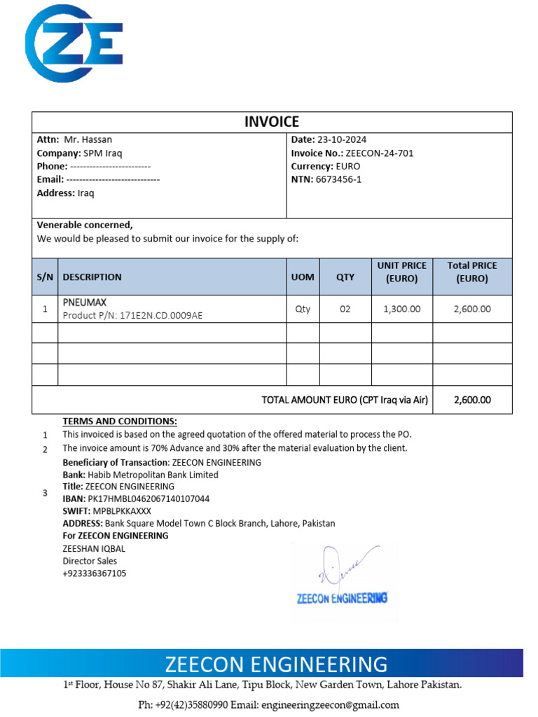 Zeecon SPM | PDF