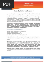 Educação pais e escola