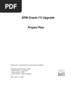 175 - DFM Oracle Upgrade Project Plan