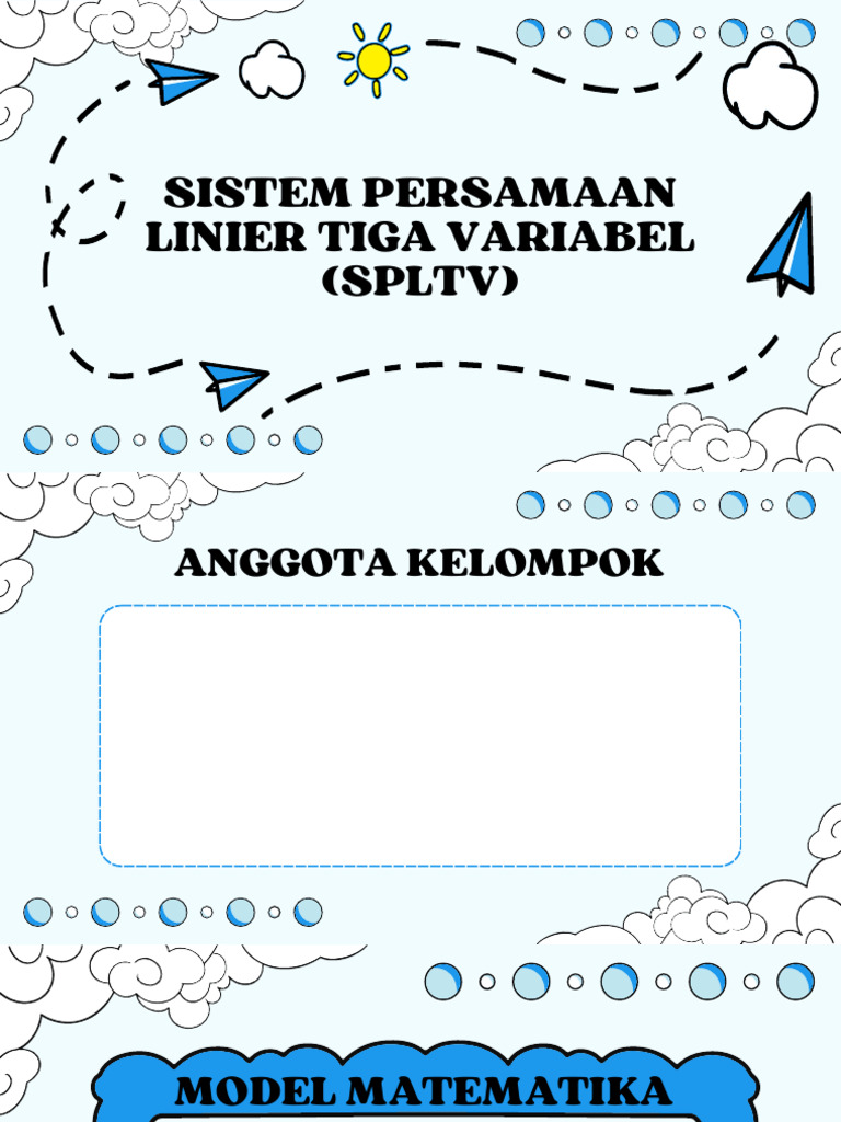 Metode Gabungan SPLTV Tiga Variabel | PDF