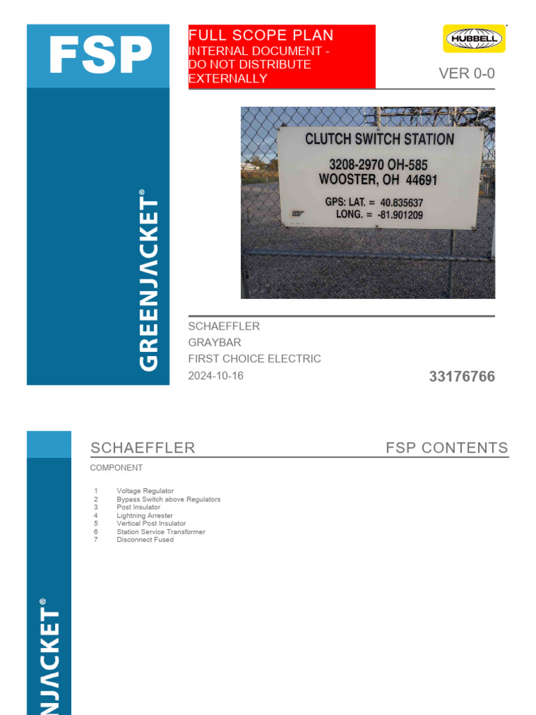 2024 Full Scope Plan for Electrical Components | PDF | Insulator ...
