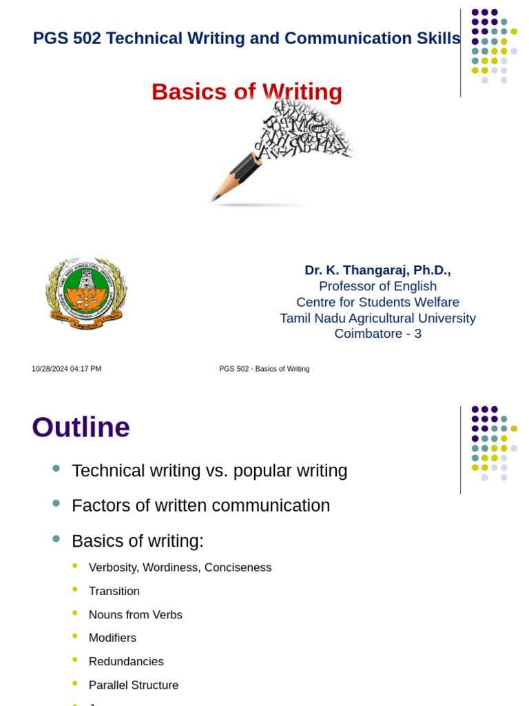 Essentials of Technical Writing Skills | PDF | Adverb | Noun