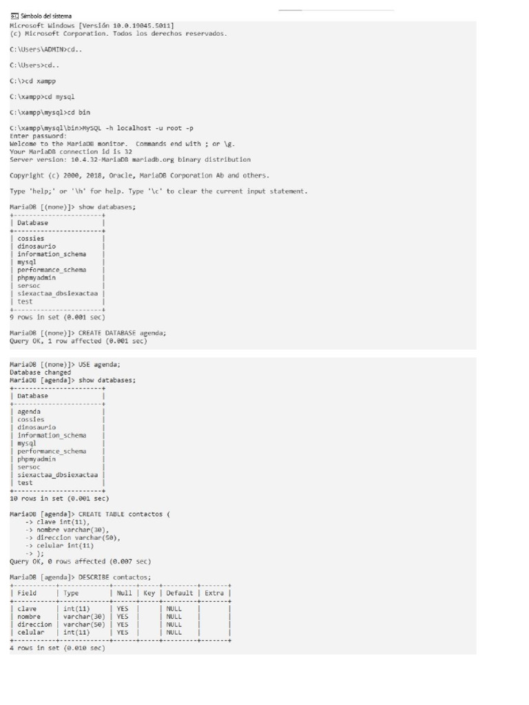 Maria DB | PDF