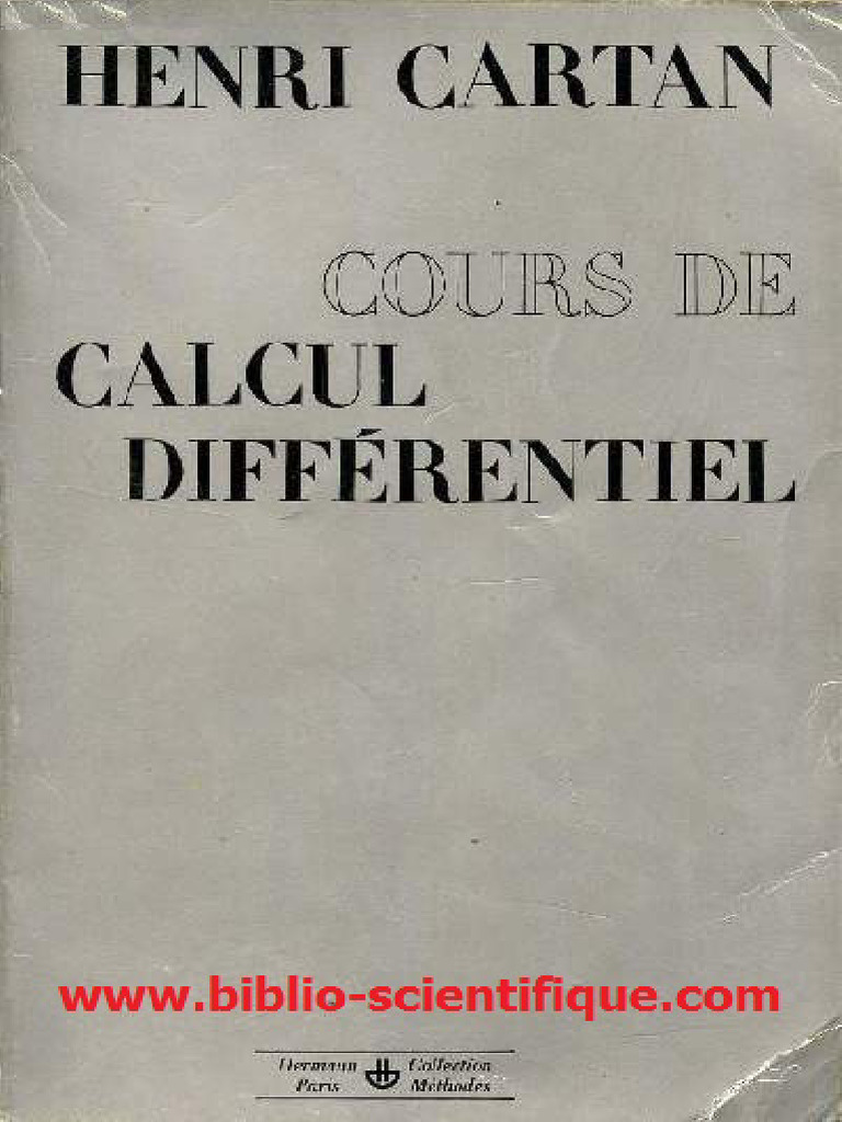 Henri Cartan Pdf – Ecole Henri Cartan – GMBX