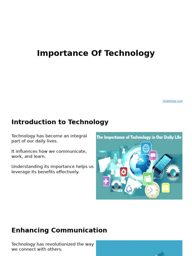 Significance of Technology Today | PDF | Computer Security | Security
