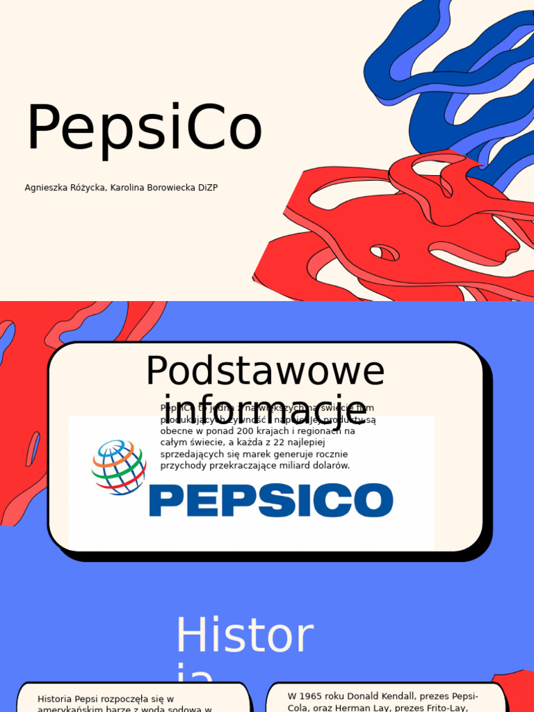 PepsiCo Wprowadzenie | PDF