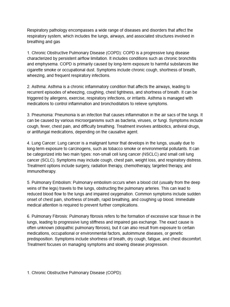 Resp path 1 pdf chronic obstructive pulmonary disease respiratory