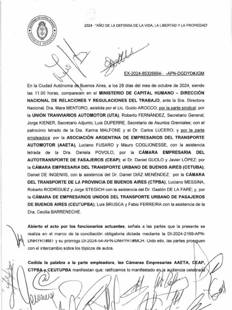 La UTA Va Al Paro El Jueves 31 de Octubre | PDF | Negocios | Finanzas y ...
