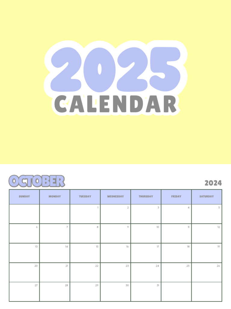 Calendario 2025 | PDF