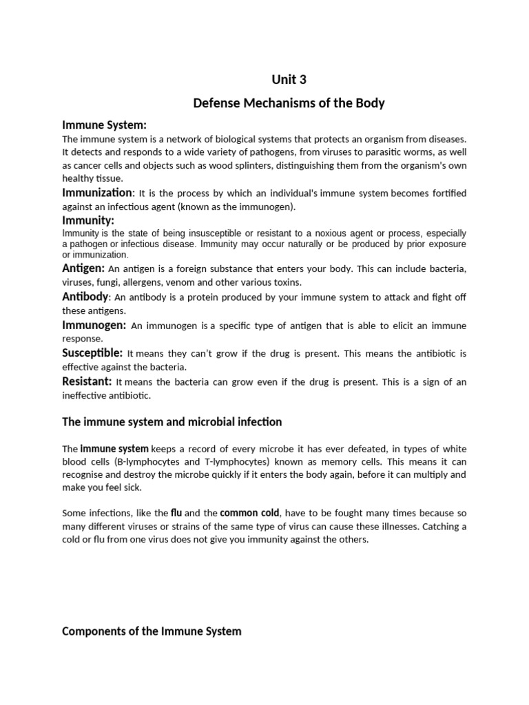 Understanding the Immune System Basics | PDF | Immune System | Antibody