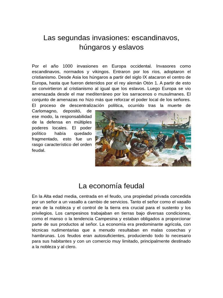Segundas Invasiones en Europa | PDF