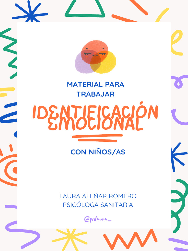 Material para Identificación Emocional Infantil | PDF | Las emociones ...