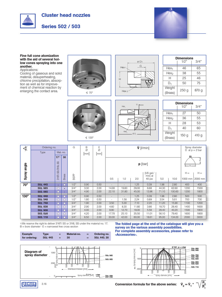 03 Full Cone GB 0616 Series-502-503 | PDF | Physical Sciences ...