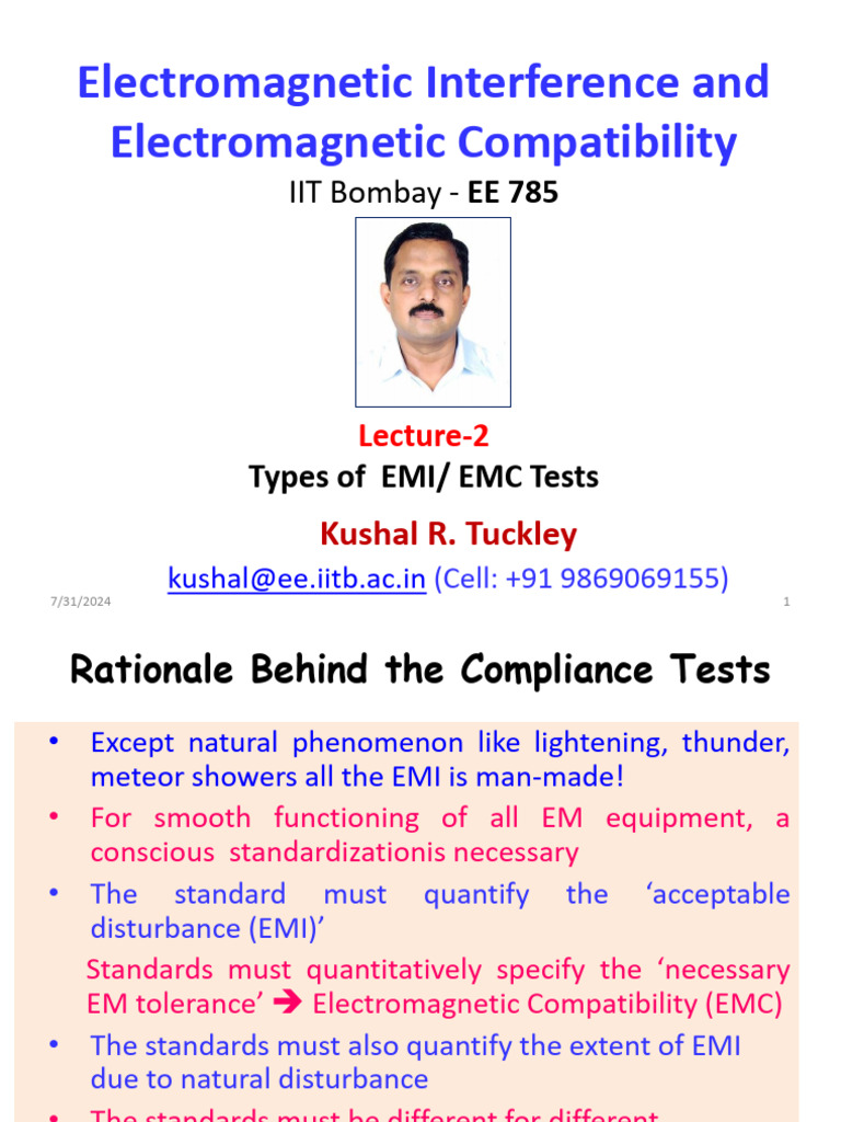 Types of EMI/EMC Tests Overview | PDF | Electromagnetic Compatibility ...