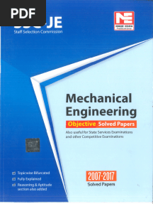 SSC JE (Objective) - Mechanical Engineering (MADE EASY Editorial Board)