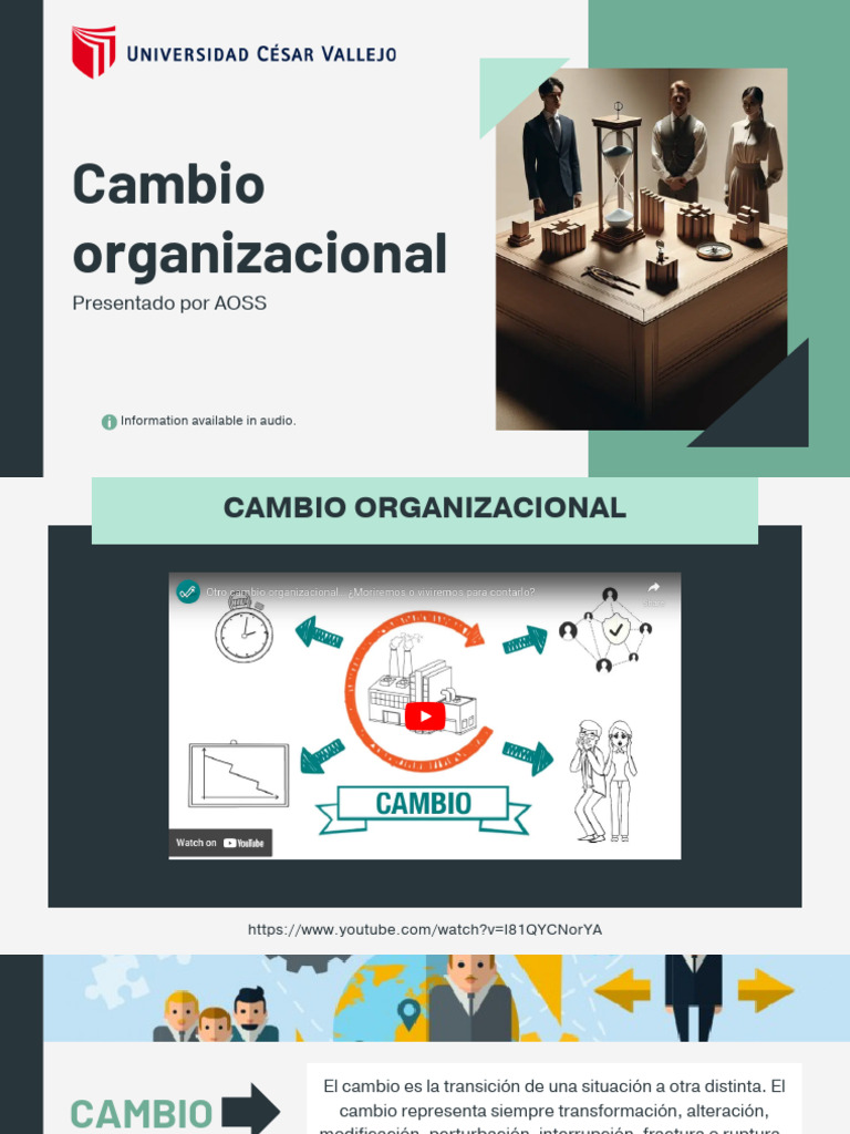 Proceso de Cambio Organizacional | PDF | Planificación | Gestión del cambio