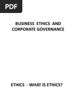 Business Ethics and Corporate Governance