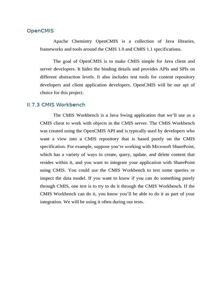 Open CMIS | PDF