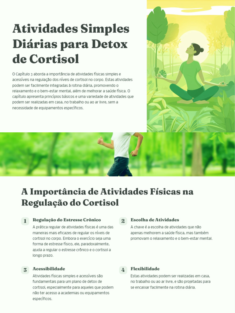 Atividades Simples para Detox de Cortisol | PDF | Cortisol | Estresse ...