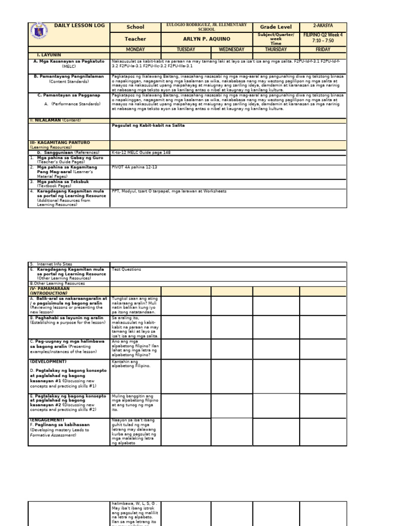 FILIPINO | PDF