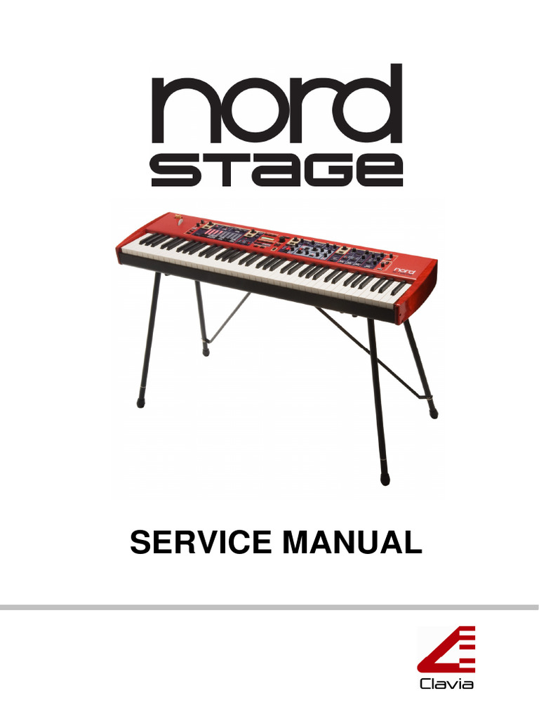 Nord Stage Service Manual v1.1 | PDF | Power Supply | Digital To