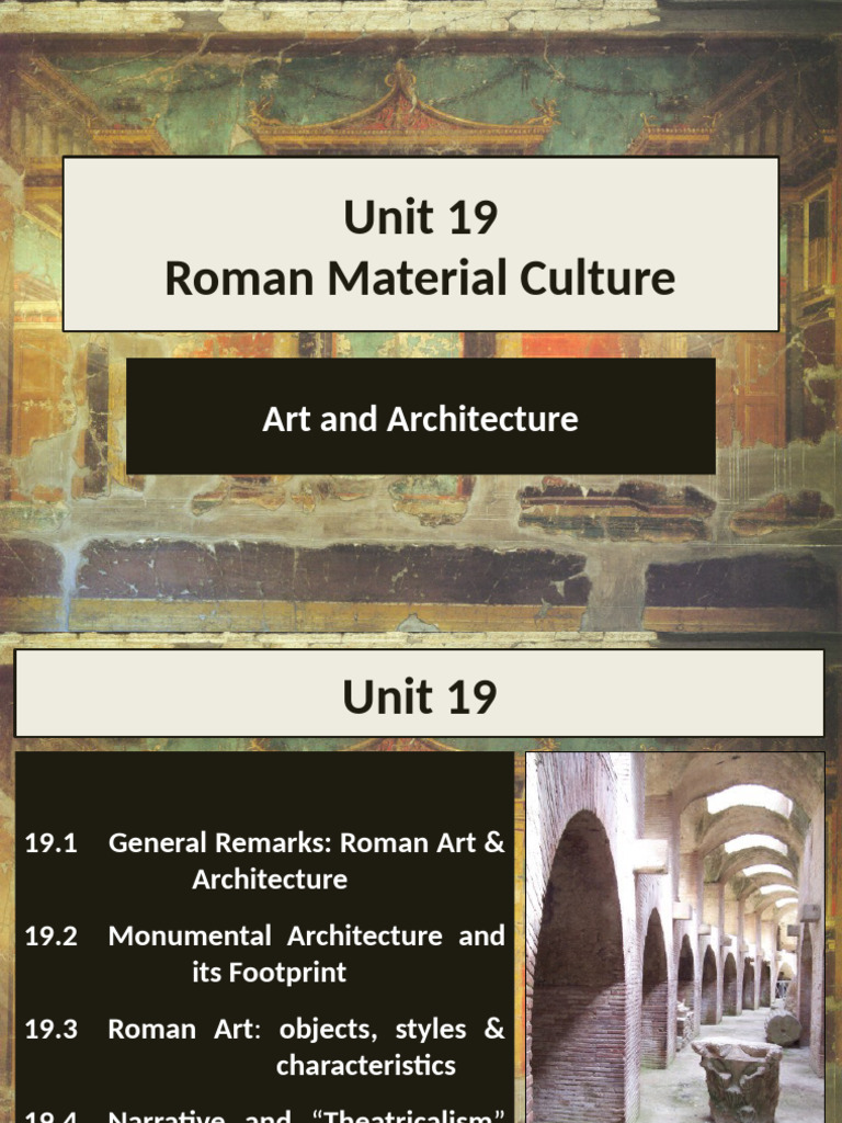 Roman Art and Architecture Overview | PDF | Vault (Architecture)