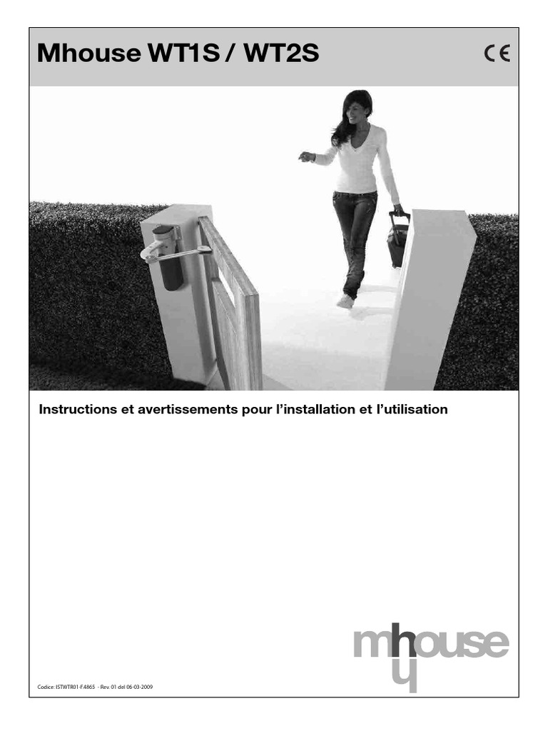 Installation et sécurité Mhouse WT1S/WT2S PDF Perceuse — free download