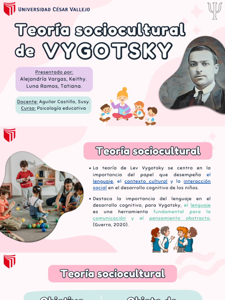 Teoría Sociocultural de Vygotsky | PDF | Aprendizaje | Psicología ...