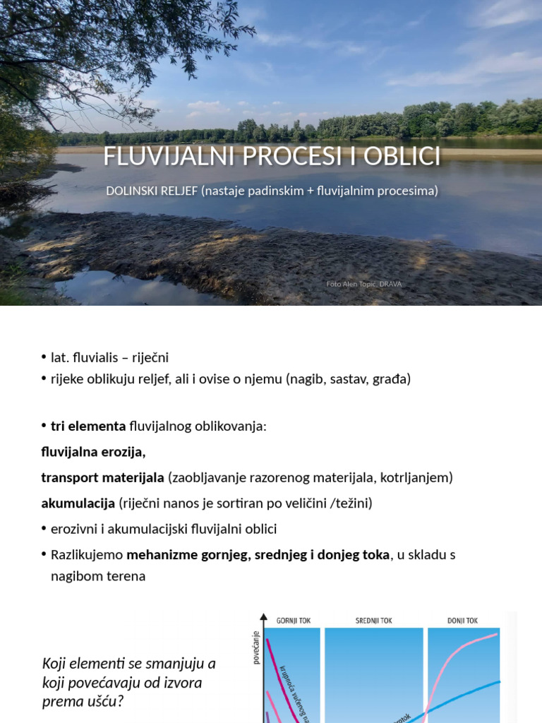 11 Fluvijalni Procesi | PDF