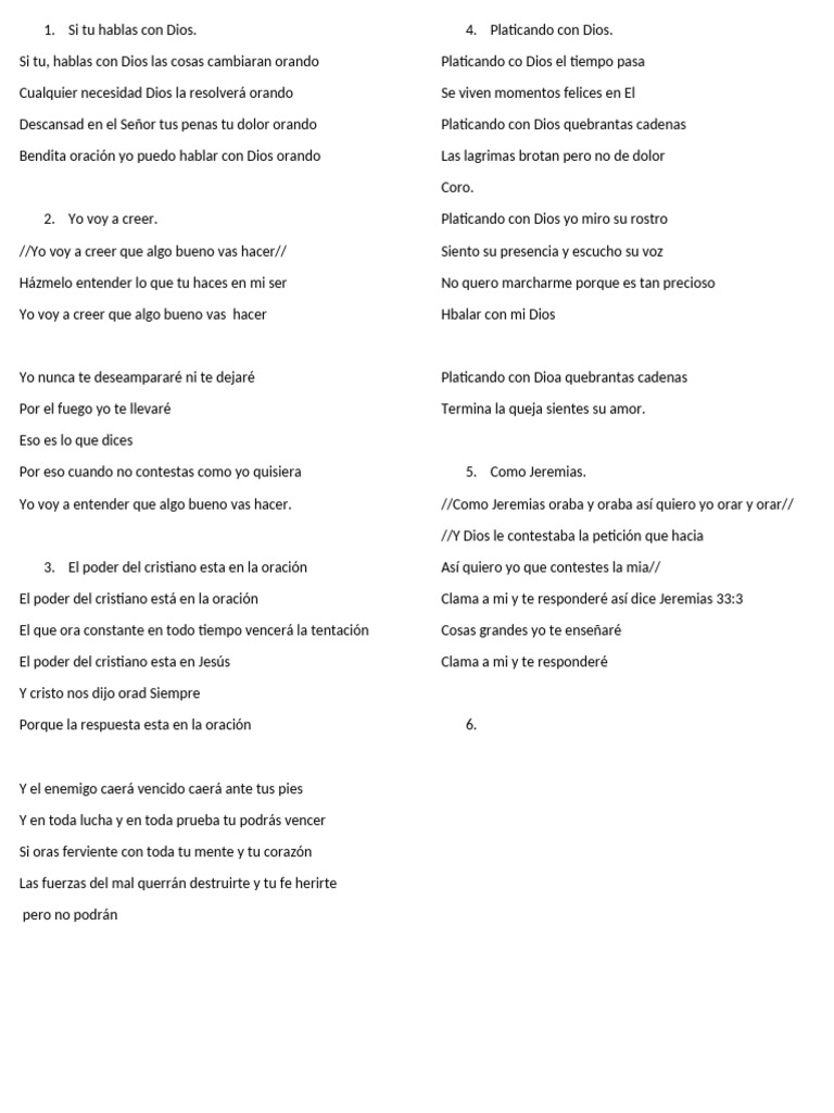 Orando: Habla con Dios y cambia tu vida | PDF | Relaciones personales ...