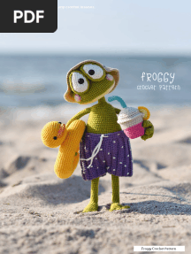 Summer Frog With Its Accessories