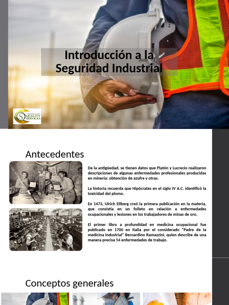Fundamentos De Seguridad Industrial Pdf Higiene Ocupacional