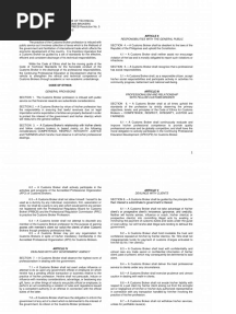 CODE-OF - Ethics-AND-CODE-OF - Technical - Standards-FOR - Customs - Brokers