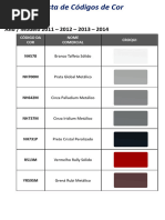 Cores Scania Brasil 2° Sem 2023 | PDF | Cor