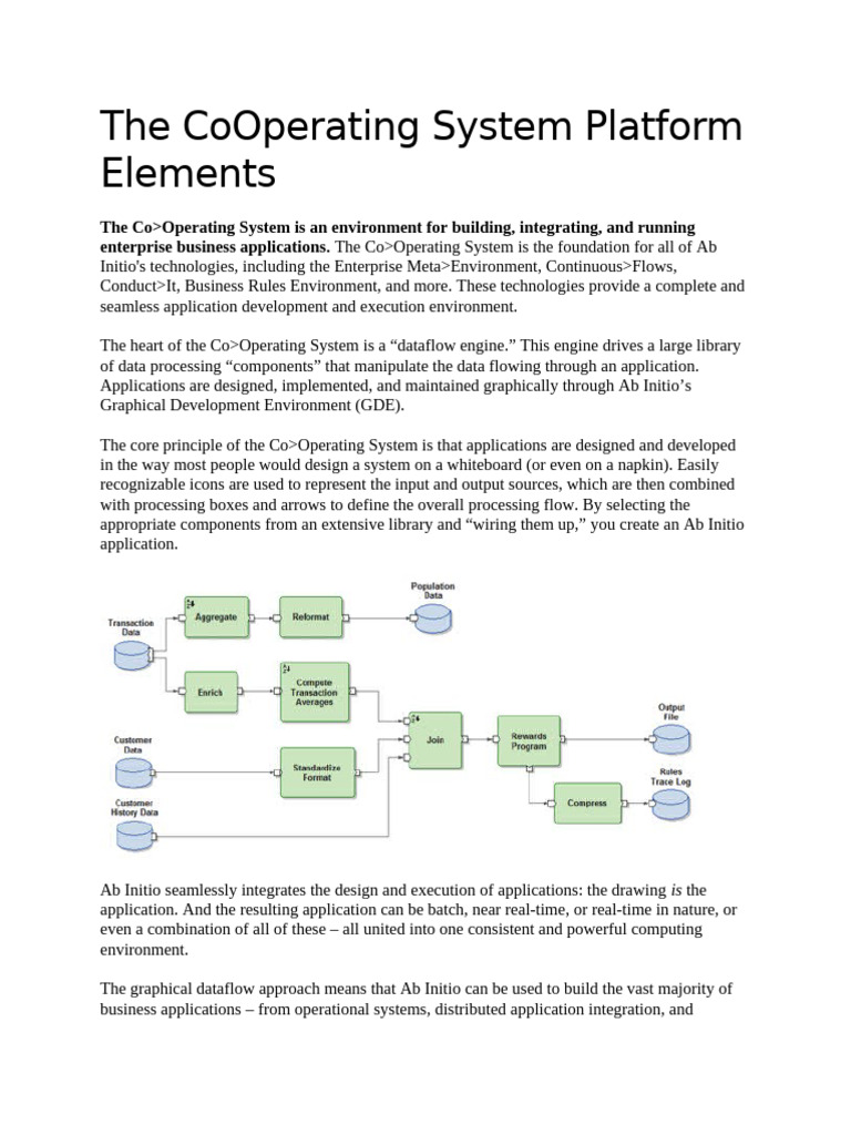 Ab Initio Co>Operating System Overview | PDF | Operating System | Databases