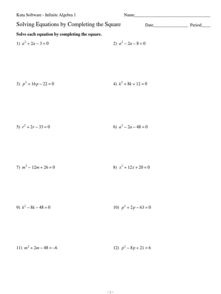 Solving Completing Square - Removed | PDF | Teaching Methods & Materials