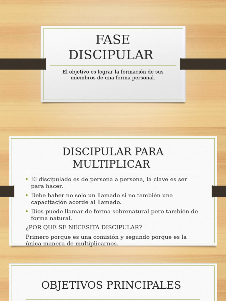 Fase Discipular | PDF