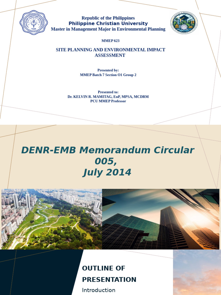 Final DENR - EMB Memorandum Circular July 2014 | PDF | Environmental ...