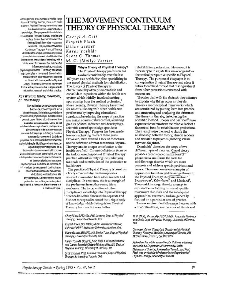 4the Movement Continuum | PDF