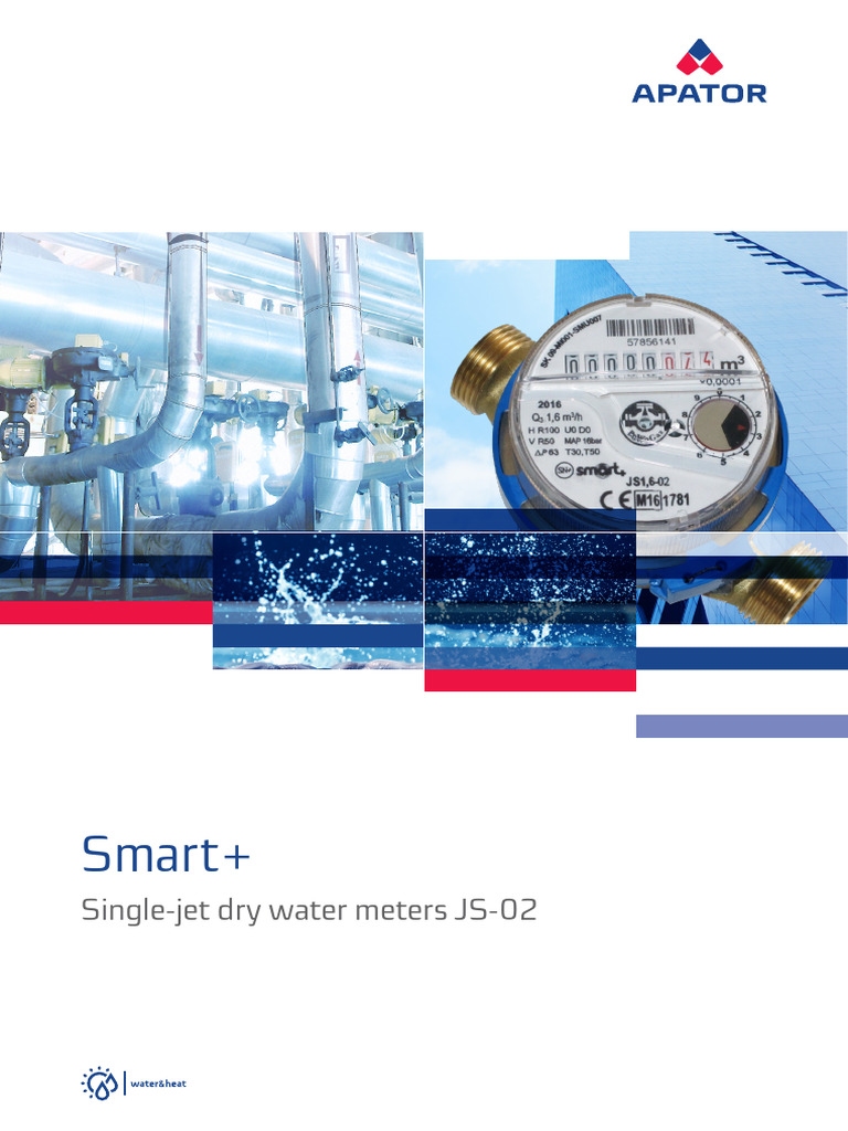 Smart+ JS-02: Advanced Water Meter | PDF | Water | Electrical ...
