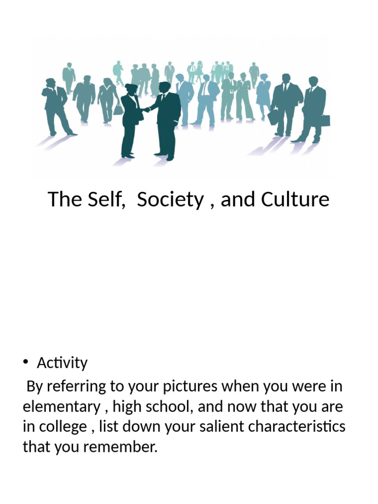 Understanding Self Through Society and Culture | PDF | Ātman (Hinduism ...