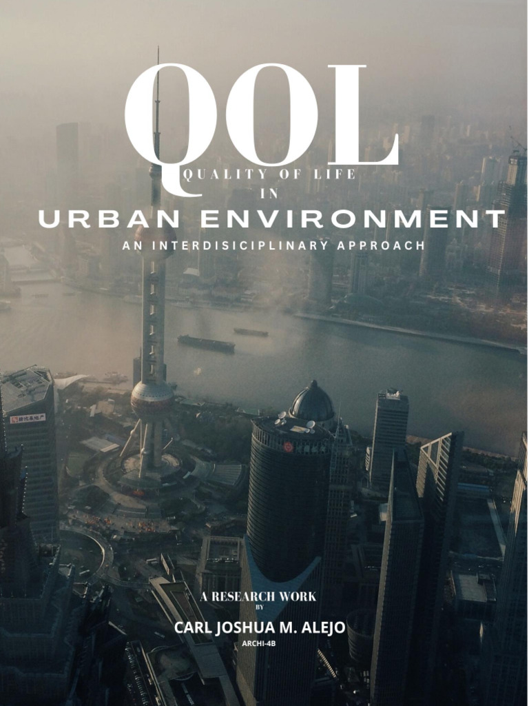 Enhancing Urban Quality of Life Factors | PDF | Quality Of Life | Urban ...