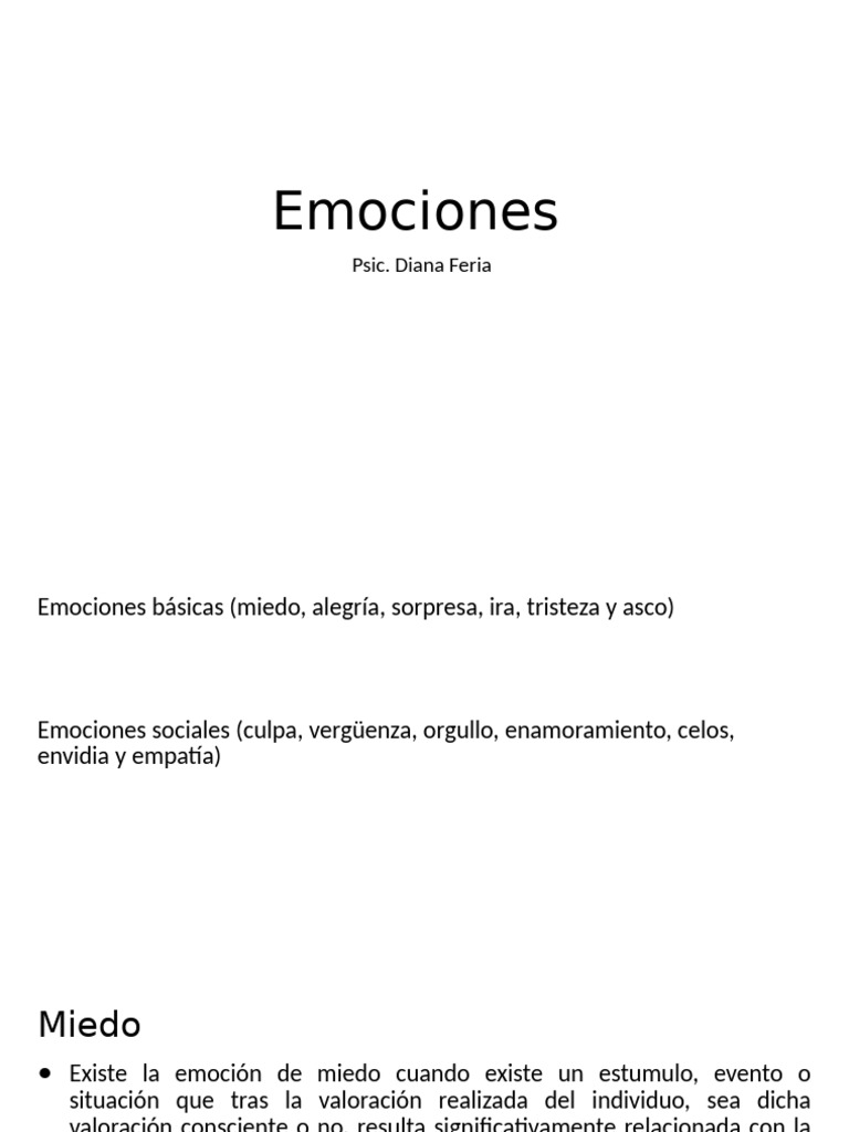 Emociones Ultimo | PDF | Las emociones | Asco