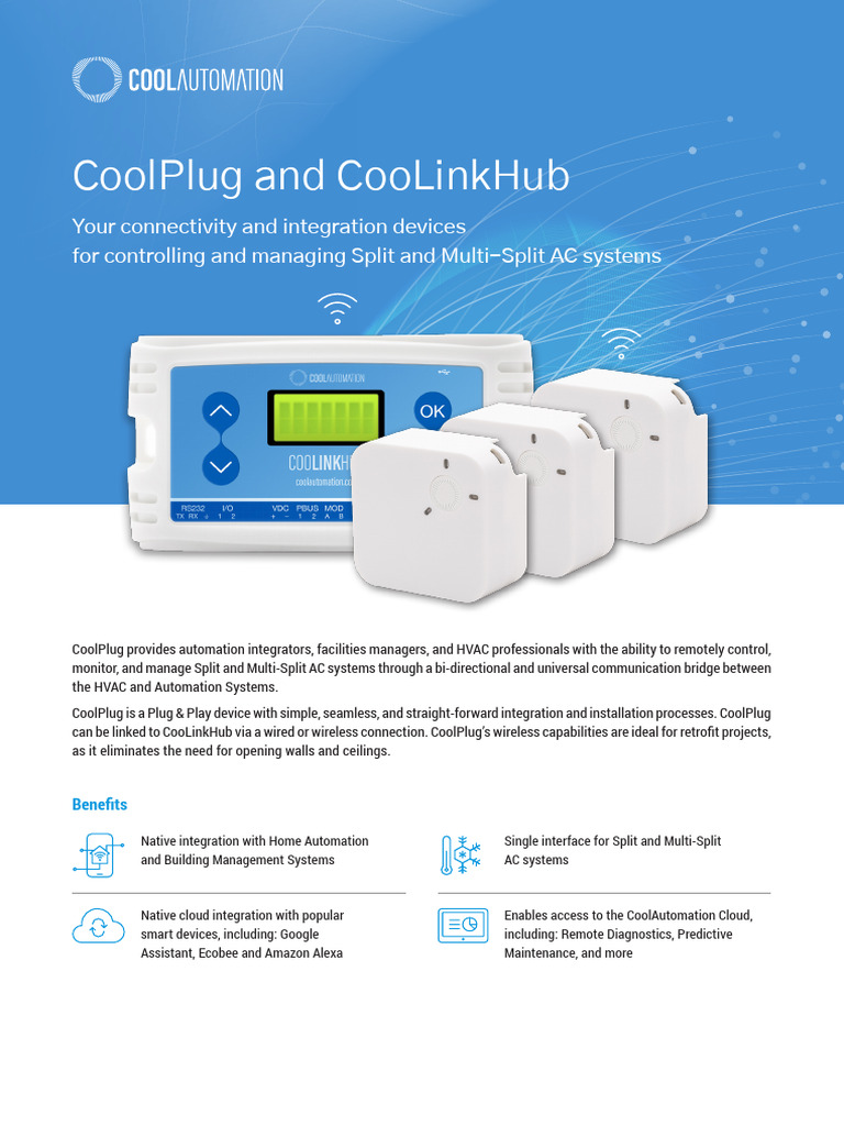 CoolPlug - CoolLinkHub | PDF | Building Automation | Automation